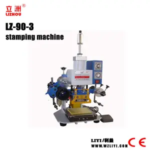 LZ-90-3 pneumatik kecil kartu embossing mesin