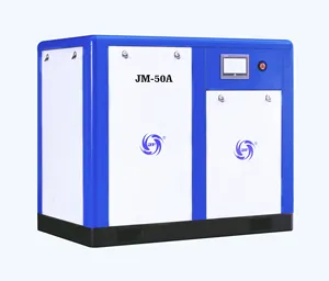 الكهربائية الصامتة Jufeng 37KW 50HP 7.5kw 15kw 22kw 37kw 55kw JF-50A مباشرة مدفوعة ضاغط الهواء 7-13bar 37KW 50HP OEM