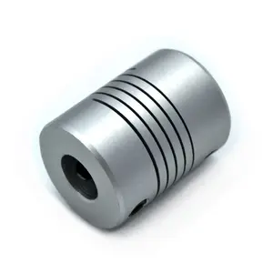 D19L25 8X8mm CNC 댄서 모터 인코더 갱구 연결 모터 턱 갱구 연결기 가동 가능한 연결