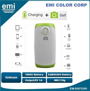 Pin Sạc Dự Phòng Tự Hẹn Giờ 5200 Mah, Ứng Dụng Chụp Ảnh Tự Sướng Hỗ Trợ <span class=keywords><strong>Android</strong></span> Và IOS - Product Image 2