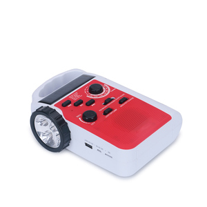 Khẩn cấp FM AM SW NOAA Cảnh Báo Năng Lượng Mặt Trời Đài Phát Thanh với MP3 Player LED Đèn Pin Đèn Đọc Sách - Product Image 4