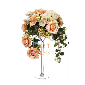 19.7 pollice di <span class=keywords><strong>Vetro</strong></span> Martini Vasi <span class=keywords><strong>Centrotavola</strong></span> di Nozze per tavola di nozze - Product Image 1