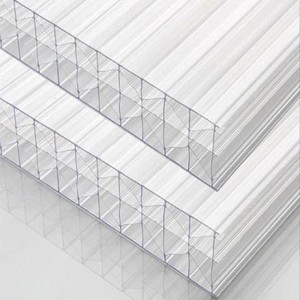 Lámina de <span class=keywords><strong>Policarbonato</strong></span> Transparente Hueca Anti-UV 100% Material PC para <span class=keywords><strong>Techo</strong></span> de Edificios - Product Image 4