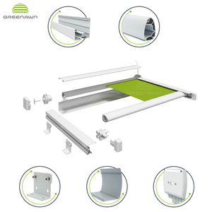 Motorisé En Plein Air Étanche Véranda Rétractable <span class=keywords><strong>Toit</strong></span> Pergola Auvent avec Moteur Tubulaire - Product Image 3