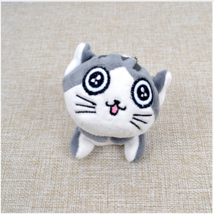 Livraison directe chat <span class=keywords><strong>Super</strong></span> mignon assis peluche jouets en peluche Bouquet cadeau doux peluche chat poupées mignon chat porte-clés peluche jouet - Product Image 4