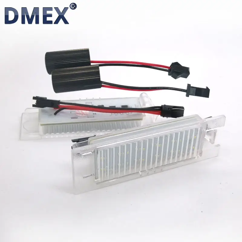 DMEX Yüksek Kaliteli Kablosuz Hukukta Araç LED Plaka Lambası Için Opel Zafira B 05-11