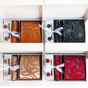 Fashion Custom Available Gift Tie Box Set Necktie Set