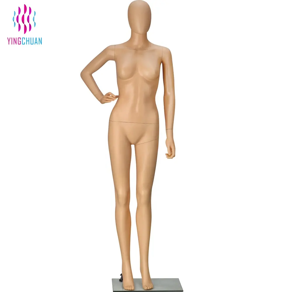 PP plastic female mannequin stand dummy model
