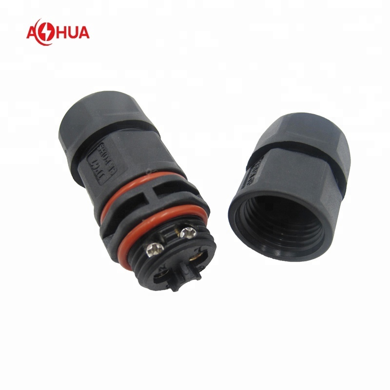 Conjunto de tornillo 2 pin impermeable conector de cable