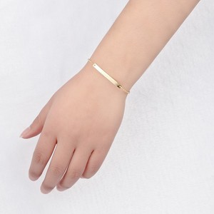 Gold Bar Nome Personalizzato Inciso Braccialetto Personalizzato Braccialetto Monogramma Iniziale Targhetta regalo <span class=keywords><strong>Damigella</strong></span> D'onore - Product Image 2
