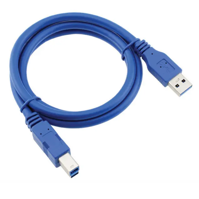 초고속 USB 3.0 AM/BM B 남성 5Gbps 금도금 커넥터 프린터 케이블