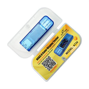 RD AT34 <span class=keywords><strong>USB</strong></span> 3,0 DC voltaje probador de corriente voltímetro amperímetro Color pantalla LED cargador de batería banco de energía medidor <span class=keywords><strong>USB</strong></span> - Product Image 2