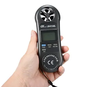 LUTRON LM- 81AM 0.4-30m/s Low Friction Ball Vane Wheels Professional Vane Anemometer Meter LM81AM