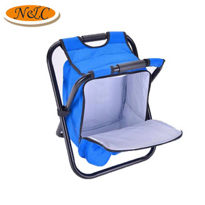 Sac à dos portable, chaise d'extérieur pliable, avec sac glacière, pour randonnée <span class=keywords><strong>Camping</strong></span> pêche plage - Product Image 5