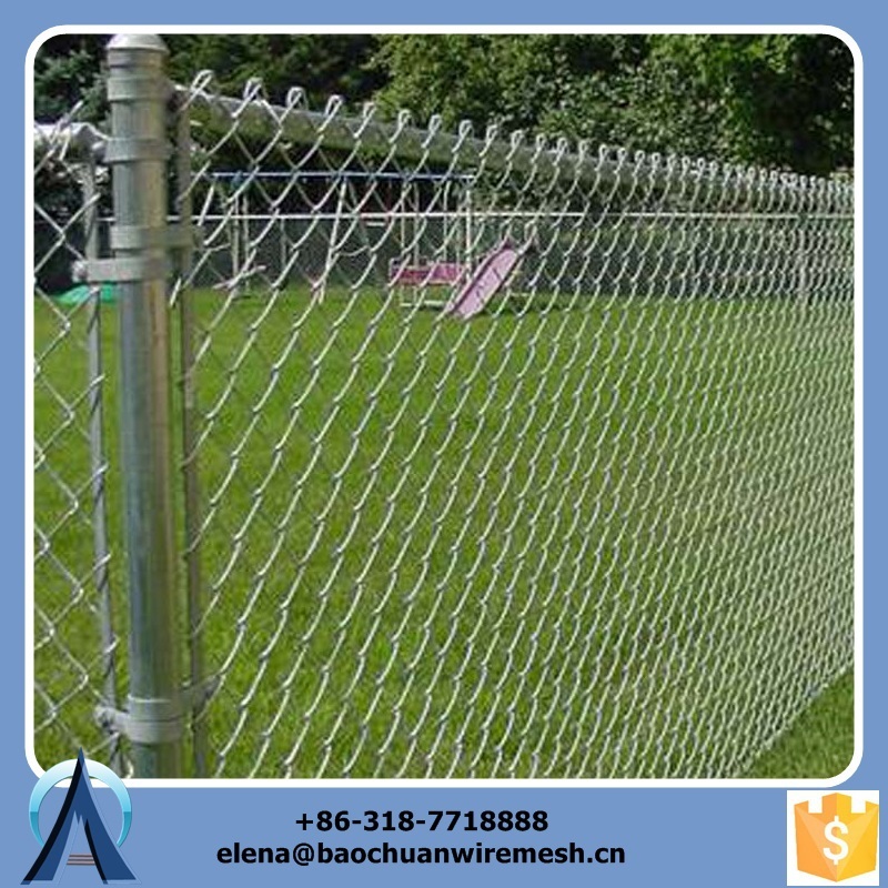 Factory Supply meilleure qualité Hot vente! Anping chaîne lien escrime, Vert PVC / commerciale chaîne lien maille, Diamant treil