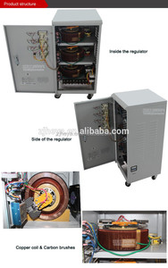 SVC-3 TNS 15K <span class=keywords><strong>20K</strong></span> 30KVA 三相サーボカーボンブラシ式発電機自動電圧調整器 - Product Image 5
