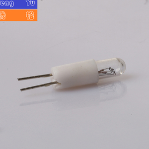 T1 3/4 Bi-Pin 5.7x16mm 12V60mA,6.5V40mA計器インジケータ電球 - Product Image 3