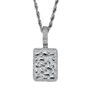 CN018 Collar con Colgante <span class=keywords><strong>de</strong></span> Latón Chapado en <span class=keywords><strong>Oro</strong></span> Estilo Hip Hop, con Micro Pavé <span class=keywords><strong>de</strong></span> Circonitas <span class=keywords><strong>y</strong></span> <span class=keywords><strong>Cadena</strong></span> <span class=keywords><strong>de</strong></span> Cuerda, <span class=keywords><strong>para</strong></span> <span class=keywords><strong>Hombre</strong></span> <span class=keywords><strong>y</strong></span> Mujer - Product Image 6