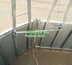 Fambest gia súc mạ kẽm lớn tròn hay trung chuyển điều kiện mới nhà máy cung cấp trung chuyển hình chữ nhật trung chuyển tròn - Product Image 6