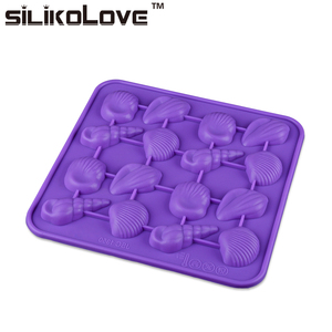 Molde de <span class=keywords><strong>Chocolate</strong></span> personalizado 3D, molde de silicona con forma de concha para comida de mar - Product Image 4