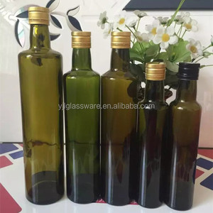 Bottiglie in <span class=keywords><strong>Vetro</strong></span> per Olio d'Oliva Disponibili all'Ingrosso, Varie Dimensioni, Forma Rotonda e Quadrata, 250 ml - Product Image 2