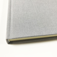 Carnet de notes livre tissu tissu journal intime lin couverture rigide avec pochette de livre A5 papier cadeau Journal cahier personnalisé couverture rigide lin