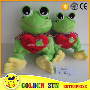 Peluche di Rana Colorata Economica dei Produttori Cinesi OEM per Alleviare lo Stress e Decorazione di San Valentino - Product Image 5