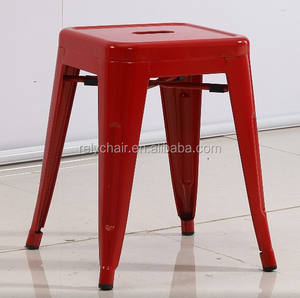 Couleur rouge 45 <span class=keywords><strong>cm</strong></span> Hauteur <span class=keywords><strong>Chaise</strong></span> <span class=keywords><strong>De</strong></span> <span class=keywords><strong>Bar</strong></span> En Fer - Product Image 2
