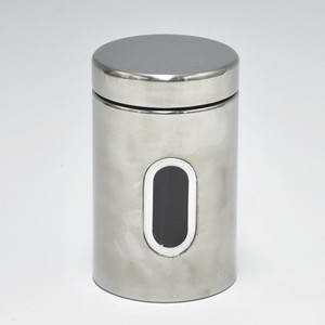 Recipiente hermético grande de la tapa del tornillo de la comida del acero inoxidable para la cocina - Product Image 1