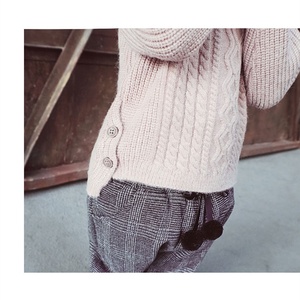 Custom Infant Unisex <strong>Cable</strong> <strong>Knit</strong> <strong>Sweater</strong> Baby Jumper Kids Side Button Knitwear Long Sleeve Cotton Children's <strong>Sweater</strong> - Product Image 4