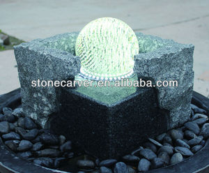 <span class=keywords><strong>Fontane</strong></span> a Sfera d'Acqua Rotante con Sfera di Vetro e Luci LED - Product Image 1