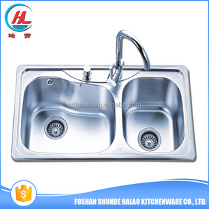 Campione gratuito commerical utilizzato dimensione esterna in acciaio inox 304/201 fibra kitchen sink - Product Image 3