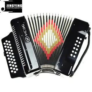 N3112 (P) 31 phím 12 âm bass màu đen loại nút nhập accordion