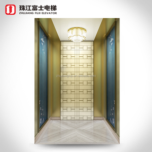 Chine Producteur Standard Type Rusé Commercial Titane Or Ronde Main Courante Avec Des Engins Machine De Traction Ascenseur - Product Image 1