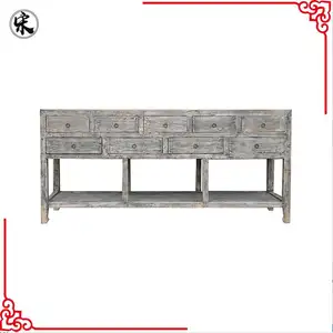 High Quality Chinese Antique Old Pine Wood,Asia Console Table
