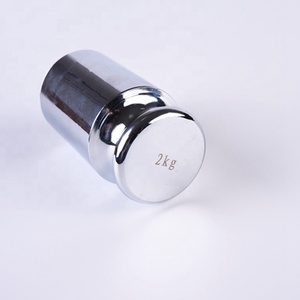 Poids standard de 2kg pour le calibrage, équipement de pesage en acier plaqué, poids d'étalonnage, vente en gros - Product Image 1