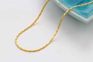 <span class=keywords><strong>Xuping</strong></span>-collar de oro de 24 quilates con diseño de cadena, joyería de Dubái, 8 gramos, 0027 - Product Image 4