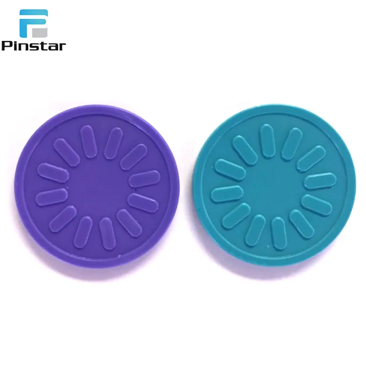 Hina-token de plástico en relieve personalizado, venta al por mayor, barato