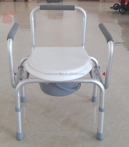 Cadeira de banheiro de atendimento, cadeira de commodo de aço hélice para banheiro - Product Image 6