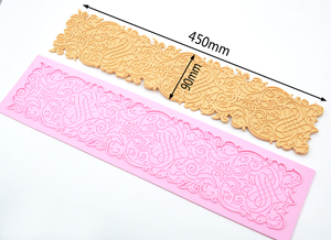 Moule de dentelle à motif gaufré coréen, pour épaissir et dernière décoration des bords de gâteaux, en silicone, outil de cuisson au chocolat pour sugarcraft - Product Image 6