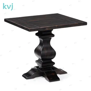 KVJ-8055 французский в винтажном стиле; Цвет Черный; Изготовления квадратных заготовок из дерева диван приставной столик