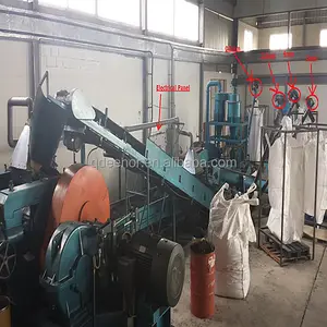 Whole Tire Shredder equipment/waste tyre Shredding Machine/used Tire Shreded plant for sale