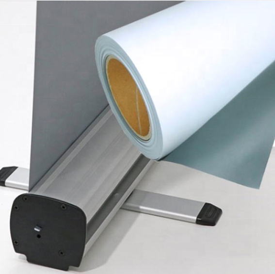 13 унций, серая задняя пленка для баннеров, материал для рулонной печати баннеров