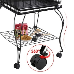 Cage pour les oiseaux, habitacle métallique de Offre Spéciale m, convient pour les perroquets - Product Image 4