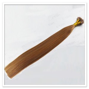 pré collé extensions remy plats fusion de tressage de cheveux humains - Product Image 2