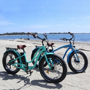 Meilleur 48V 750W gros pneus 26 pouces étape-à travers batterie E vélo gros pneu dames vélo électrique <span class=keywords><strong>2021</strong></span> - Product Image 2