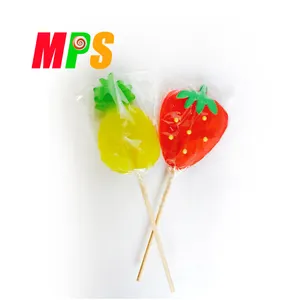 Super heiße Erdbeeren und Ananas Form Lollipop Candy