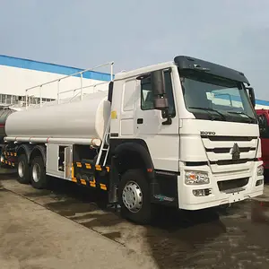 Howo 15m3 6x4 güçlü boyutları 10000 litre su tankı kamyon