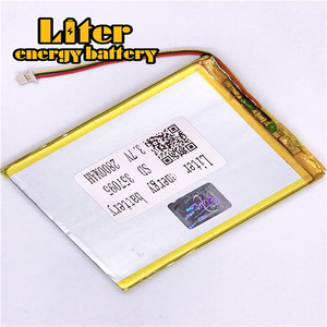 Socket 1.0-3 P 357095 2800 mah 3.7 V rechargeable flat pure 3.7 v lipo lithium battery for mosquito lamp - Product Image 3