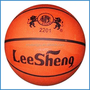 Oranje kleur rubber basketbal opblaasbare, basketbal accessoires